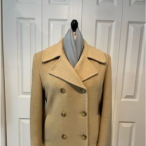Larry Levine Camel Hair Pea Coat